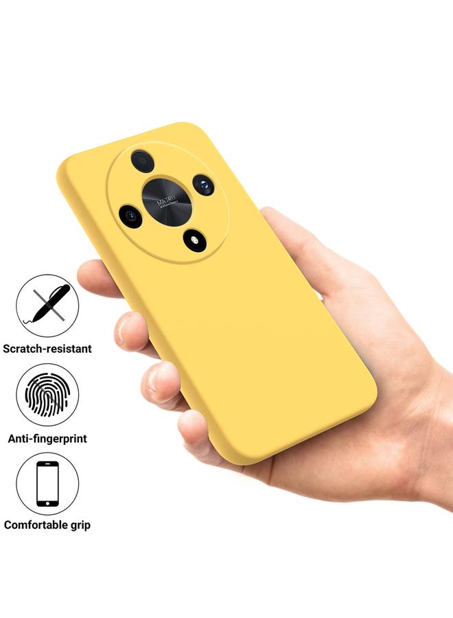 S-TOP Case For Honor X9b Solid Color Liquid Silicone Dropproof Full Coverage Protective Case - Image 4