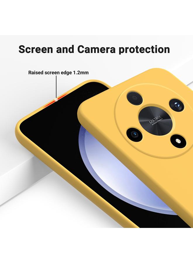 S-TOP Case For Honor X9b Solid Color Liquid Silicone Dropproof Full Coverage Protective Case - Image 5