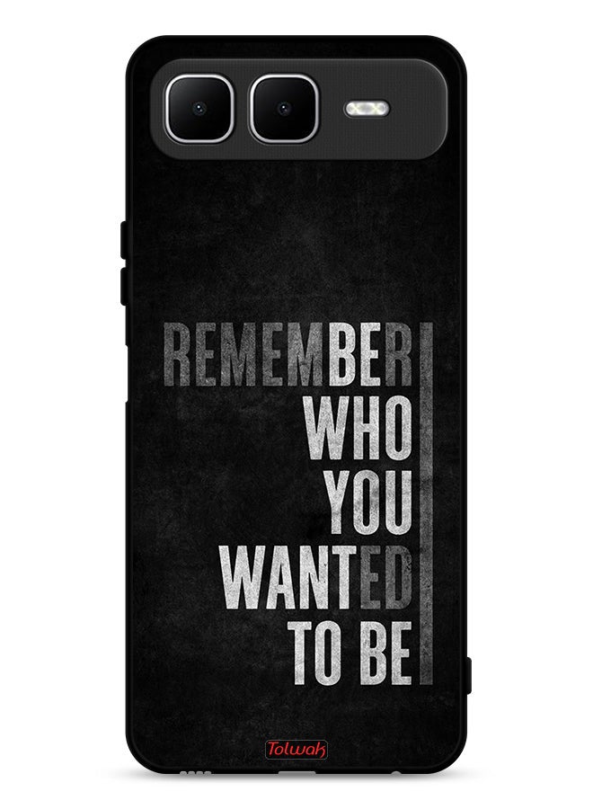 Tolwak Infinix Smart 10 Plus Protective Case Cover Remember Who You Wanted To Be