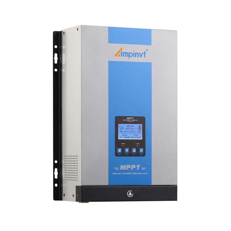 AMPINVT Ampinvt 120A MPPT Solar Charge Controller 12V 24V 36V 48V Battery System AutoMax Input 150V PV Solar Panel Regulator fit for Gel Sealed Flooded and Lithium Battery 