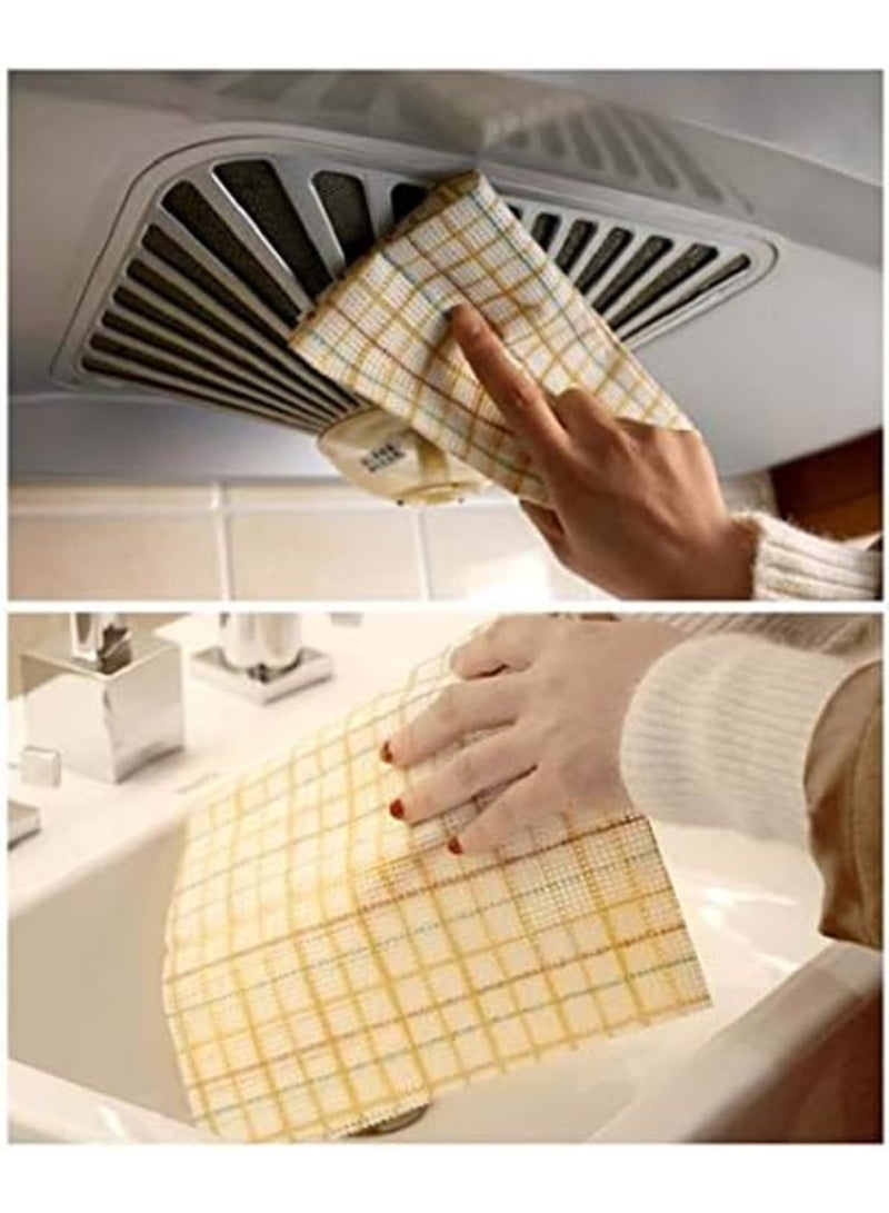 Cleaning Towels Disposable, Dish Cloths Nonstick Fiber Reusable Handy Cleaning Wipes House Kitchen Cleaning Cloth Wiping Rags Placemats Absorbent Dry Quickly, A Box of 30 Pcs - Image 3