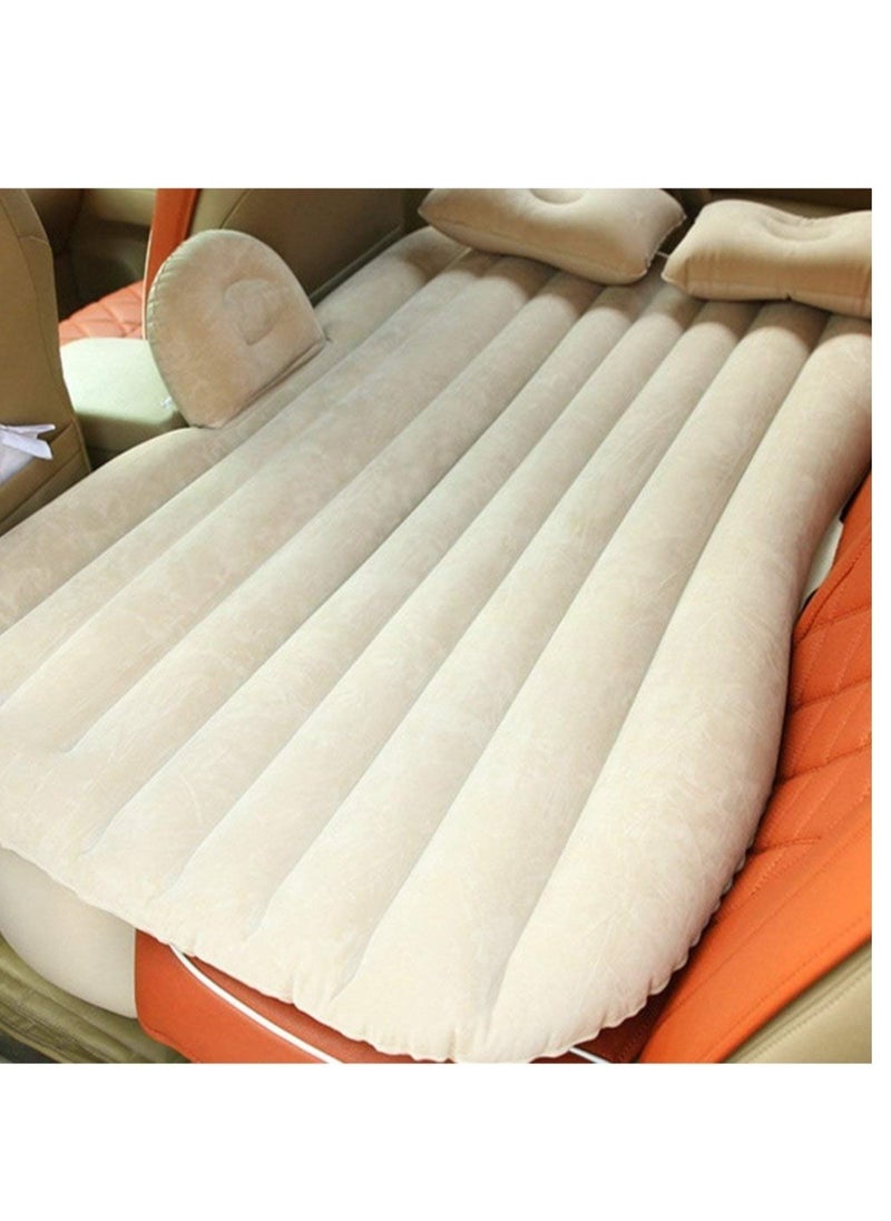 ELTRAZONE - Travel Inflatable Bed,Car Air Bed Comfortable,Back Seat Extended Mattress Universal Car Cushion Flocked Camping Airbed For Kids - Image 1