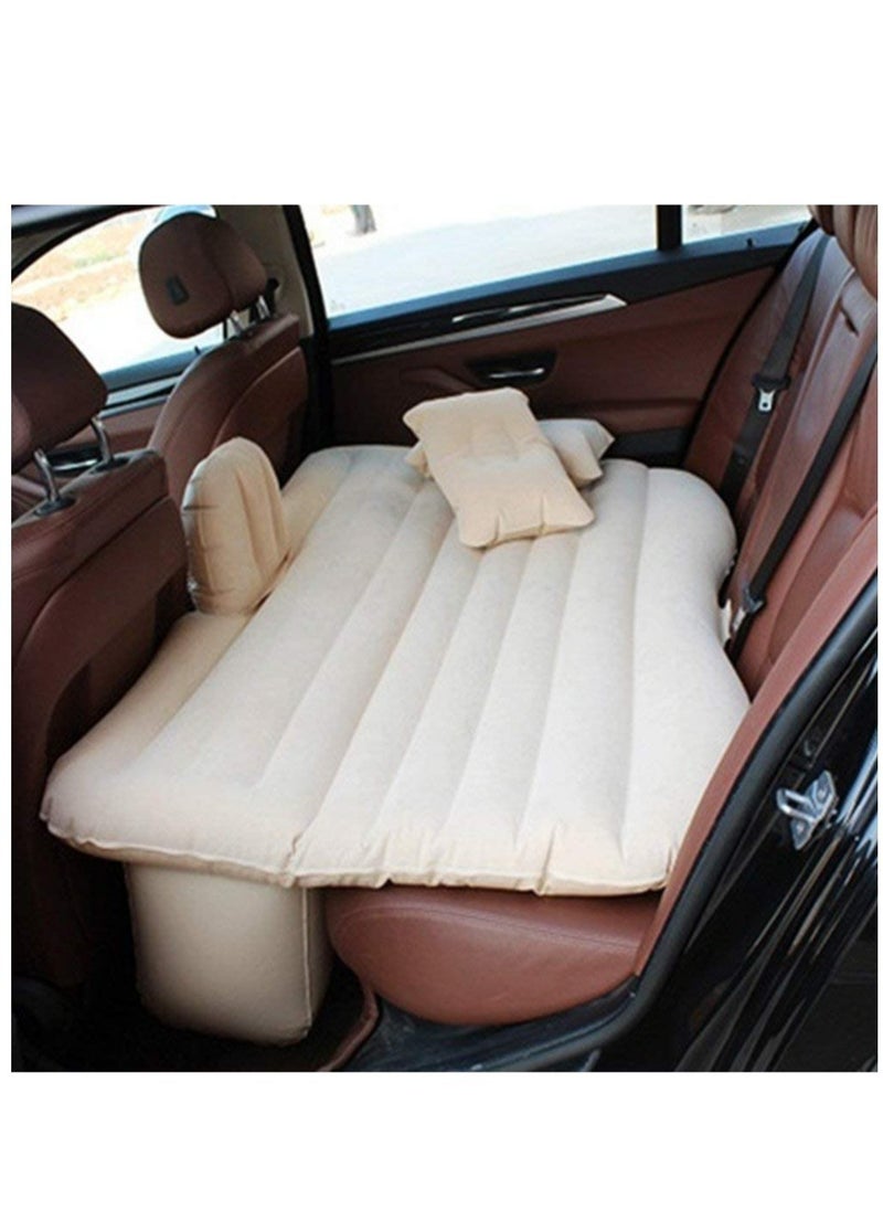 ELTRAZONE - Travel Inflatable Bed,Car Air Bed Comfortable,Back Seat Extended Mattress Universal Car Cushion Flocked Camping Airbed For Kids - Image 1
