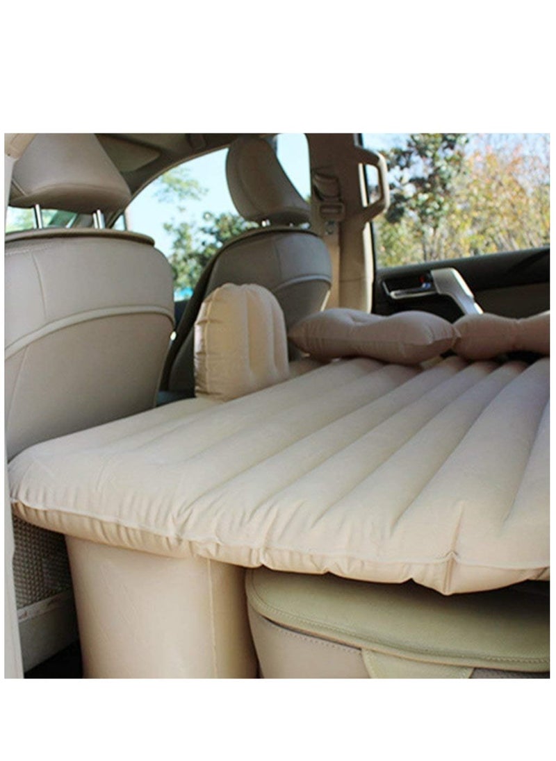 ELTRAZONE - Travel Inflatable Bed,Car Air Bed Comfortable,Back Seat Extended Mattress Universal Car Cushion Flocked Camping Airbed For Kids - Image 1