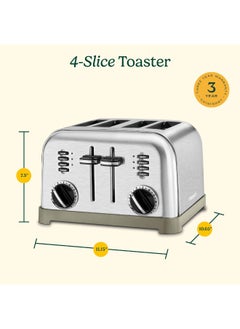 Cuisinart Cuisinart CPT-180 Metal Classic 4-Slice Toaster  - Image 3