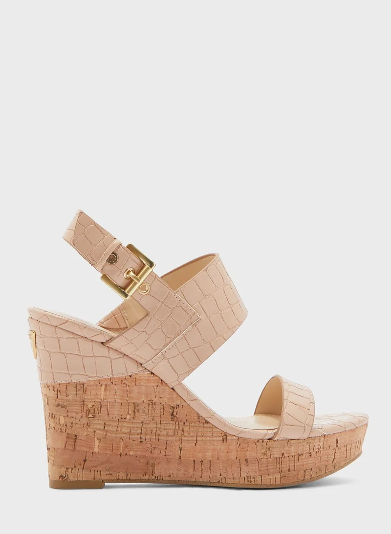 GUESS Higali Ankle Strap Wedge Sandals