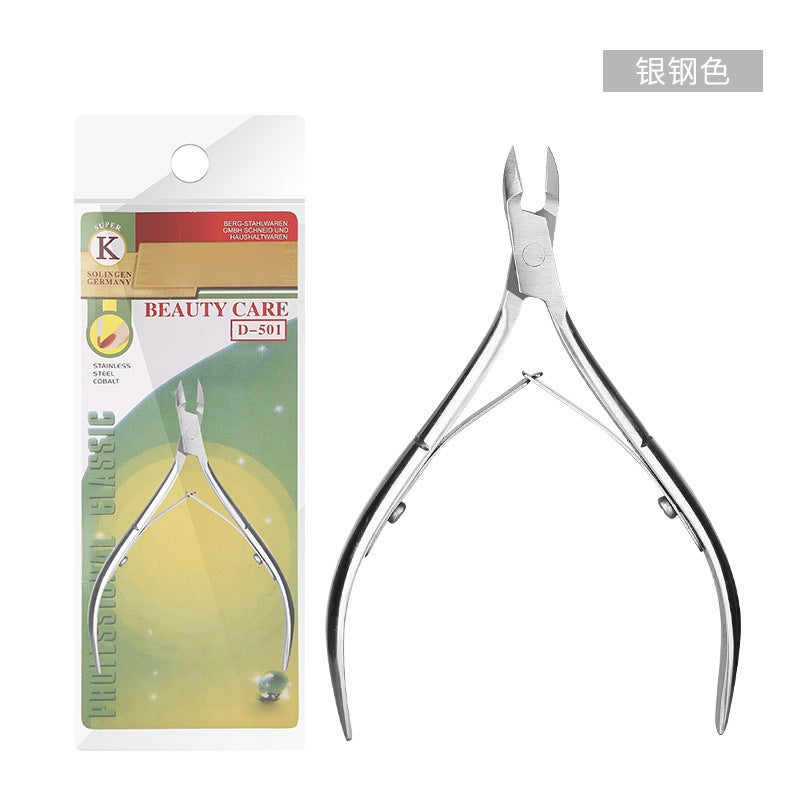 Stainless Steel Dead Skin Scissors D501 Double-Pronged Dead Skin Pliers To Remove Dead Skin Calluses Manicure Nail Edge Barb Manicure Tool - Image 1