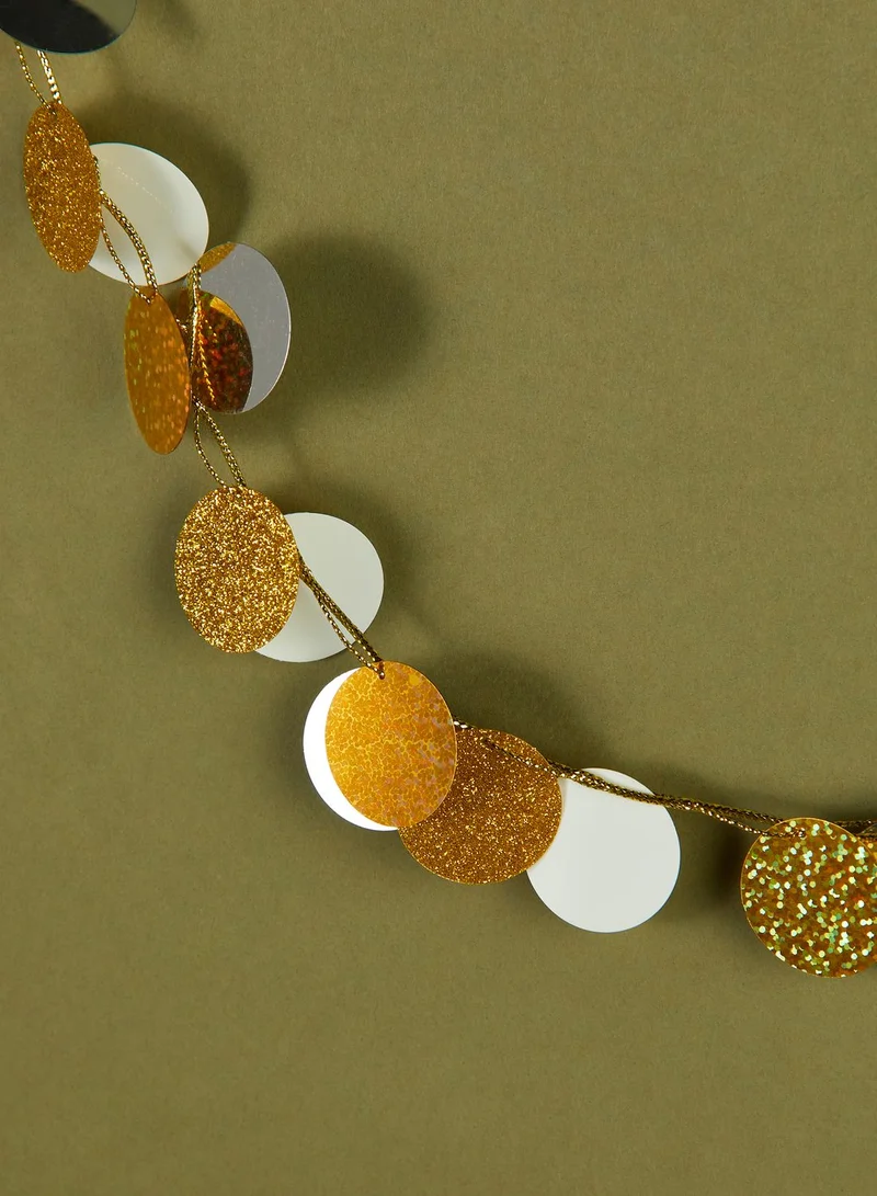 Hema Garland Gold Circles
