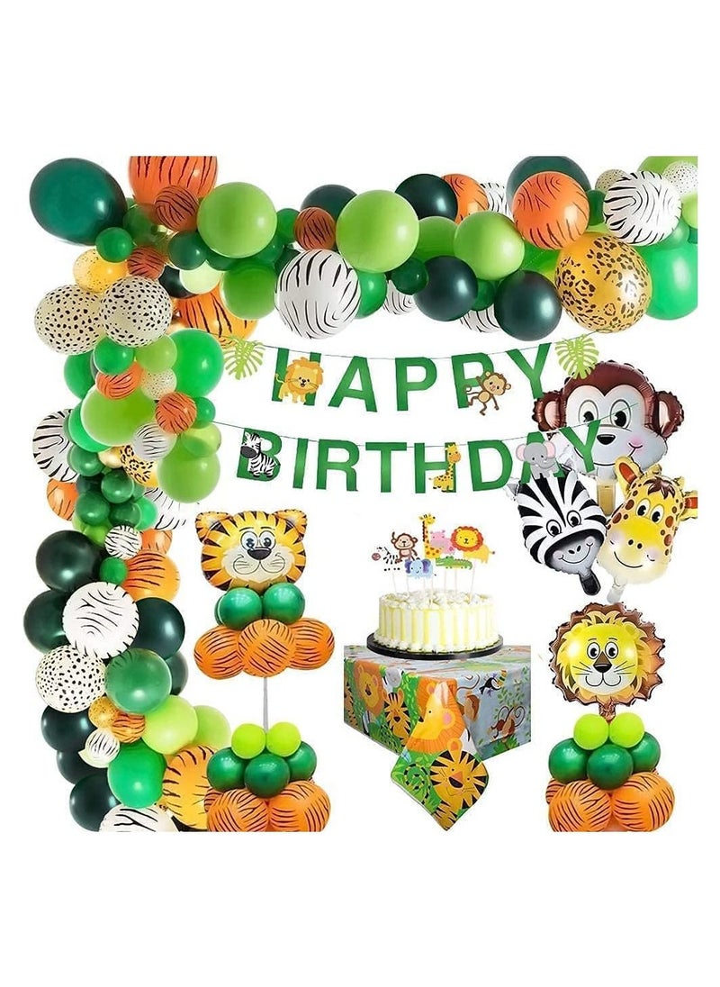LA FIESTA Jungle Birthday Decoration Set  - Image 1