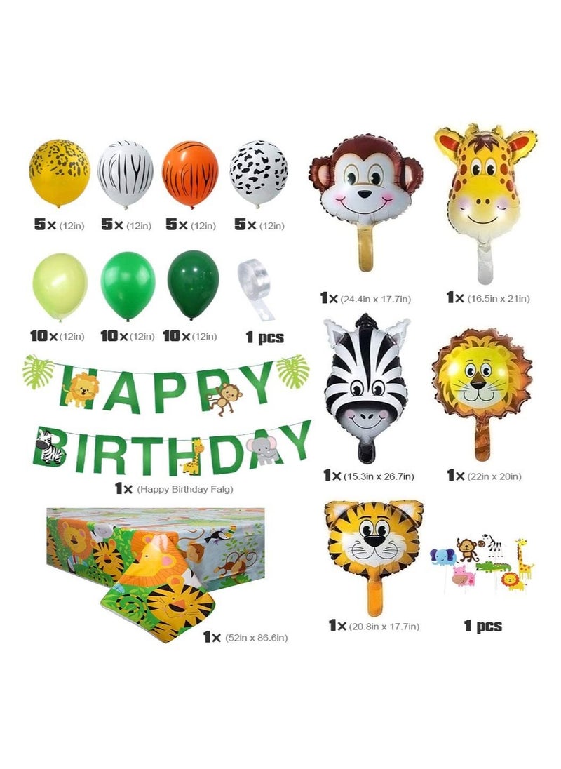 LA FIESTA Jungle Birthday Decoration Set  - Image 2