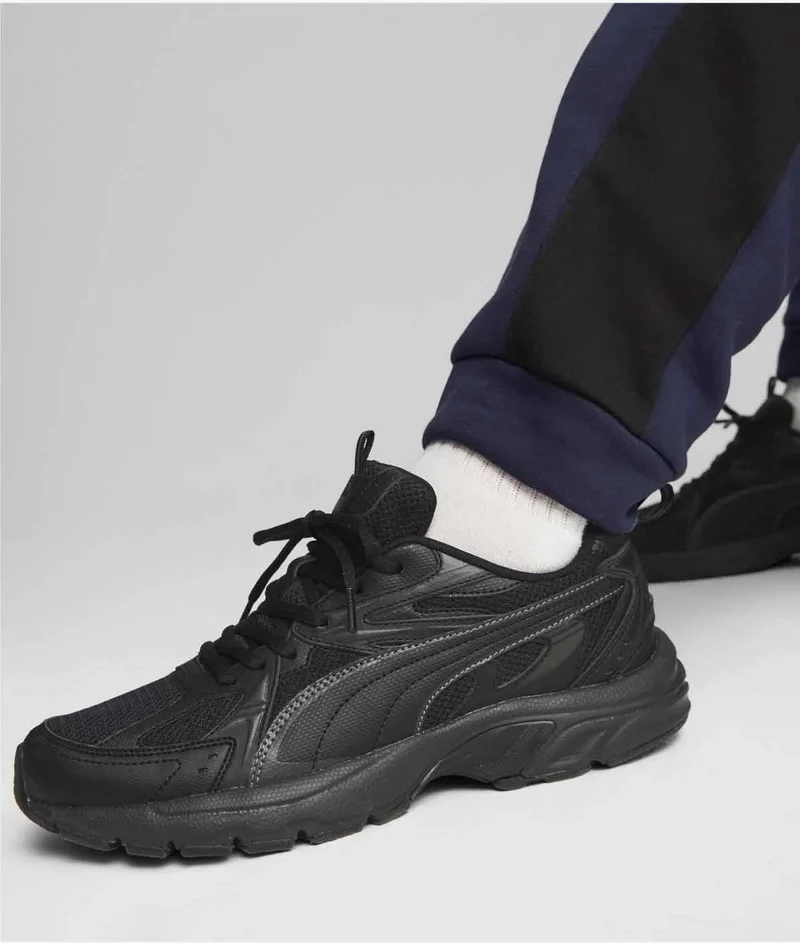 PUMA Milenio Tech-Club Unisex Sneaker Shoes 392322-02 Black