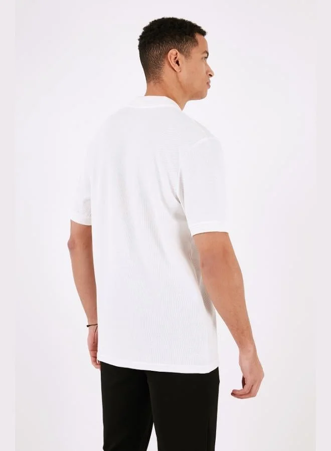 Buratti  Buratti Cotton Regular Fit Half Zipper 3-Pack Polo Collar T-Shirt Men's Polo Collar T-Shirt 5902434S3 for Men | Best Price UAE