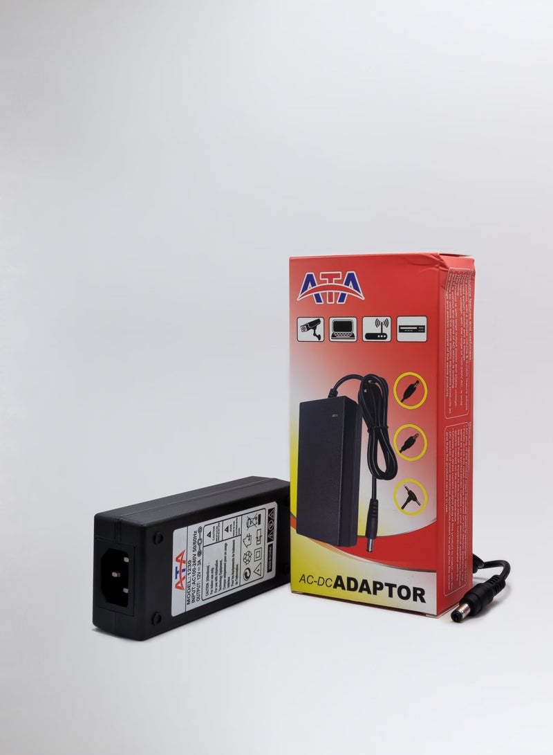 ATA 12V 3A POWER ADAPTER AC100-240V - Image 1