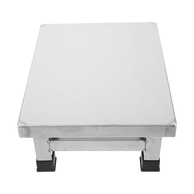 Stepping Stool: Stainless Steel Shower Stool - Nonslip Bath Step Bench Heavy Duty Low Footstool For Bathroom Laboratory And Use - Image 1
