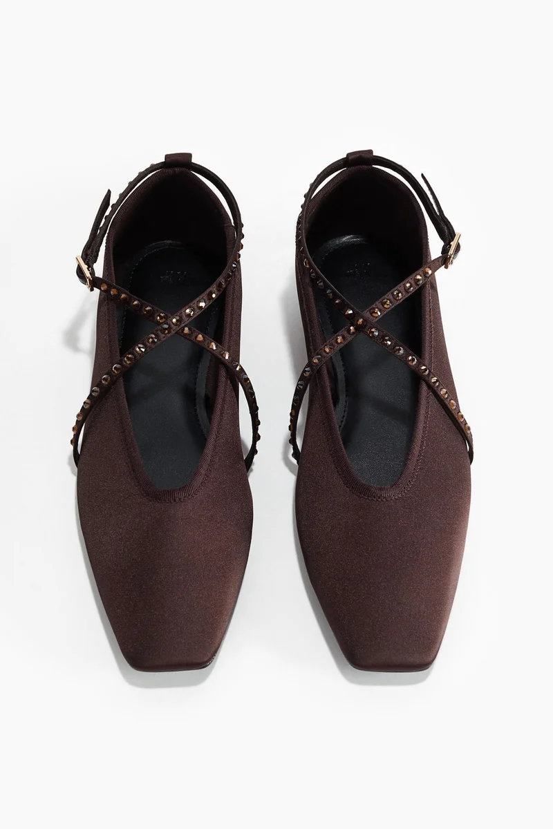 H&M Square-toe ballet flats