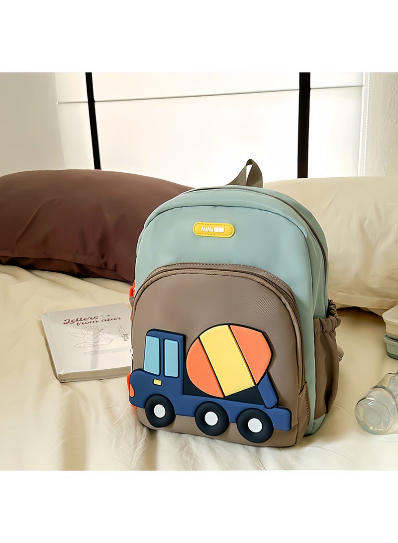 Baby Backpack Kindergarten Boy Cute Car Backpack Girl Going Out Light School Backpack - Image 1