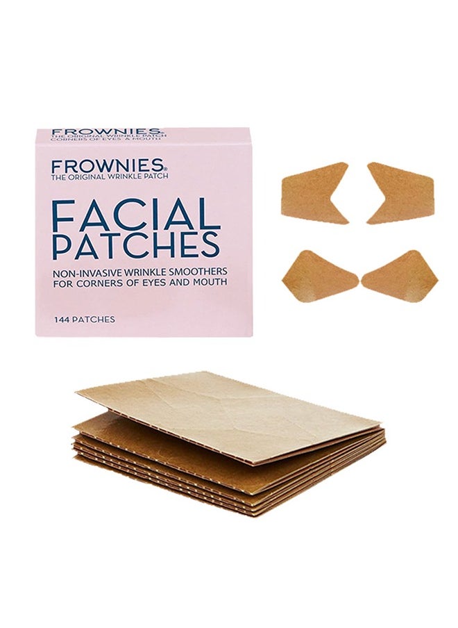 Frownies Facial Wrinkle Patches, Non Invasive Wrinkle Smoothing Reduces Wrinkles, Reusable Corners of Eyes and Mouth Lifting Stickers - 144Pcs  - Image 5