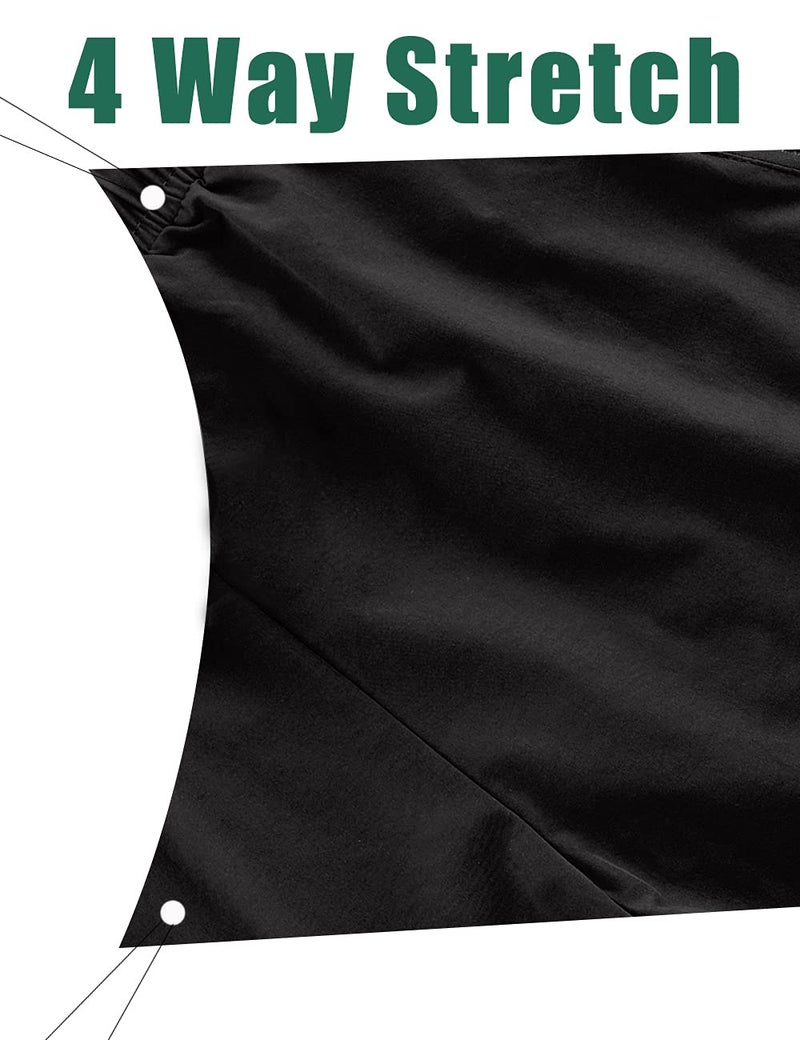 Rexcyril Men's Athletic Gym Workout Shorts 3 Inch Quick Dry Running Bodybuilding Short Shorts with Liner and Zipper Pockets, Black, Medium - Image 4