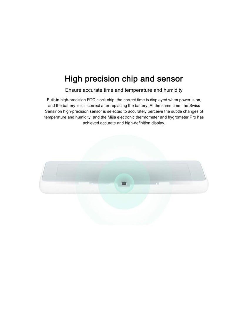 Xiaomi - XIAOMI MIJIA Bluetooth Temperature & Humidity Monitor Clock Pro - LYWSD02MMC BLE 3.7 Inch E-Ink - Image 1
