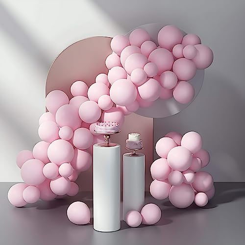 Flyloons Pink Purple Pastel Balloons Pack of 50 for birthday decoration items also suitable Baby Shower, Anniversary, Wedding, Celebration, Party - Image 2
