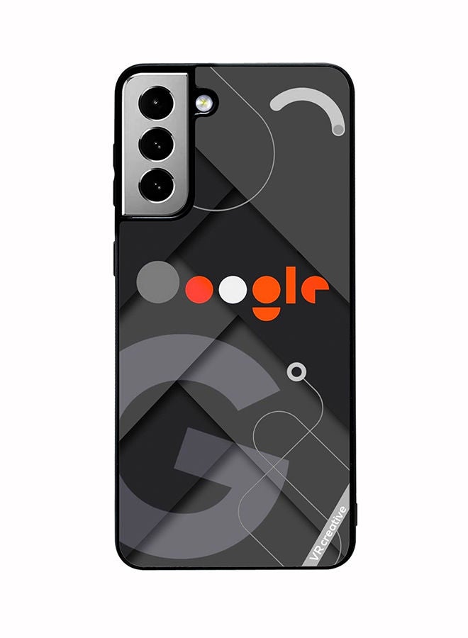 VR CREATIVE Protective Case Cover For Samsung Galaxy S21 FE 5G Google Design Multicolour - Image 1