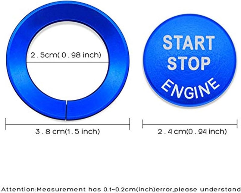 QASULER Engine Start Stop Button Cover for Nissan Qashqai J11 - Image 2