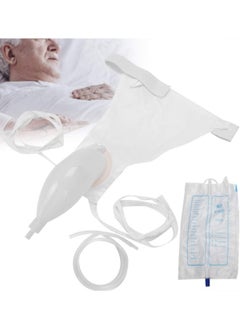 klarako Silicone Urine Collection Bag, Breathable Leakage‑Proof Reusable Elderly Bed Incontinence Urinal Bag for Men Women(Men)  - Image 1