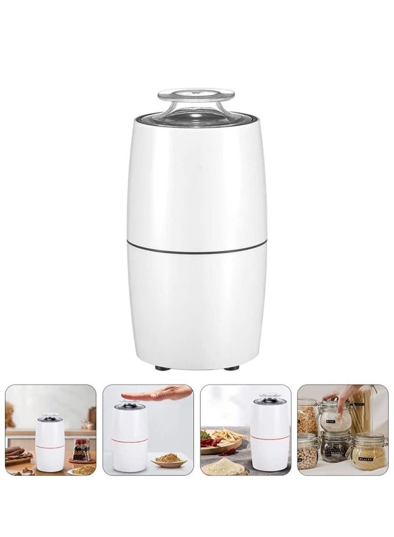 DubaiGallery مطحنة قهوة كهربائية صغيرة، مطحنة طعام، مطحنة حبوب الفلفل والأعشاب، مطحنة توابل، آلة مسحوق، أجهزة المطبخ المنزلية - Image 4