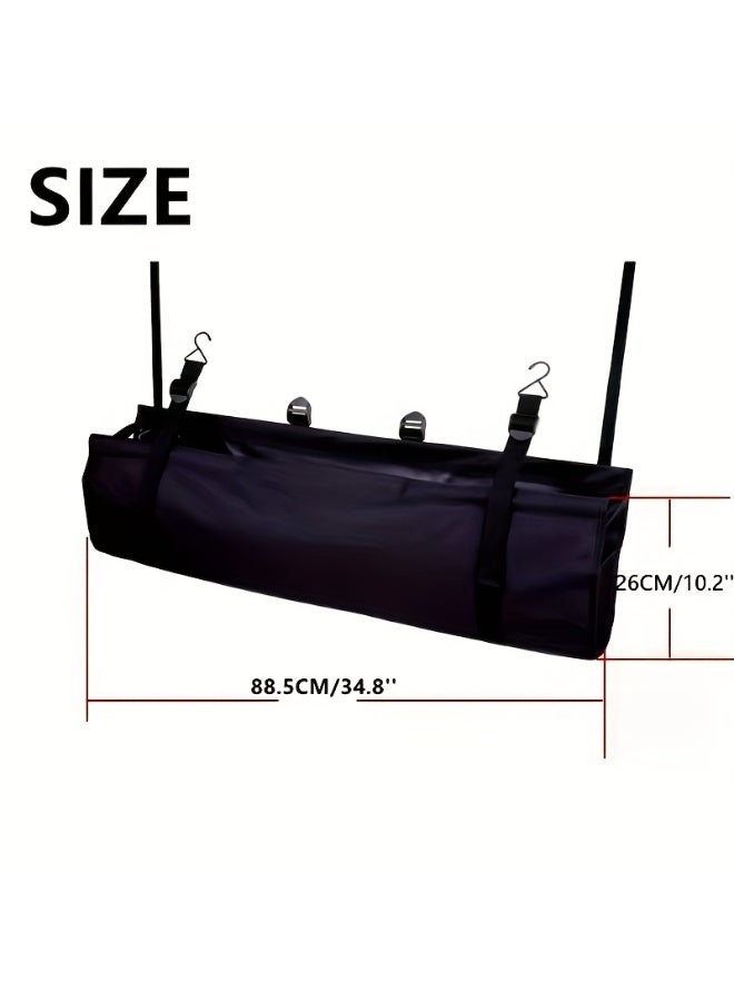 Big Size SUV Trunk Storage Bag,Oxford Fabric Car Trunk Hanging Bag for Gadgets - Image 3
