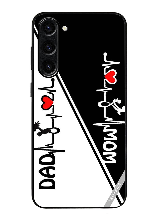 VR CREATIVE Protective Case Cover For Samsung Galaxy S23 FE Mom Dad Design Multicolour - Image 1