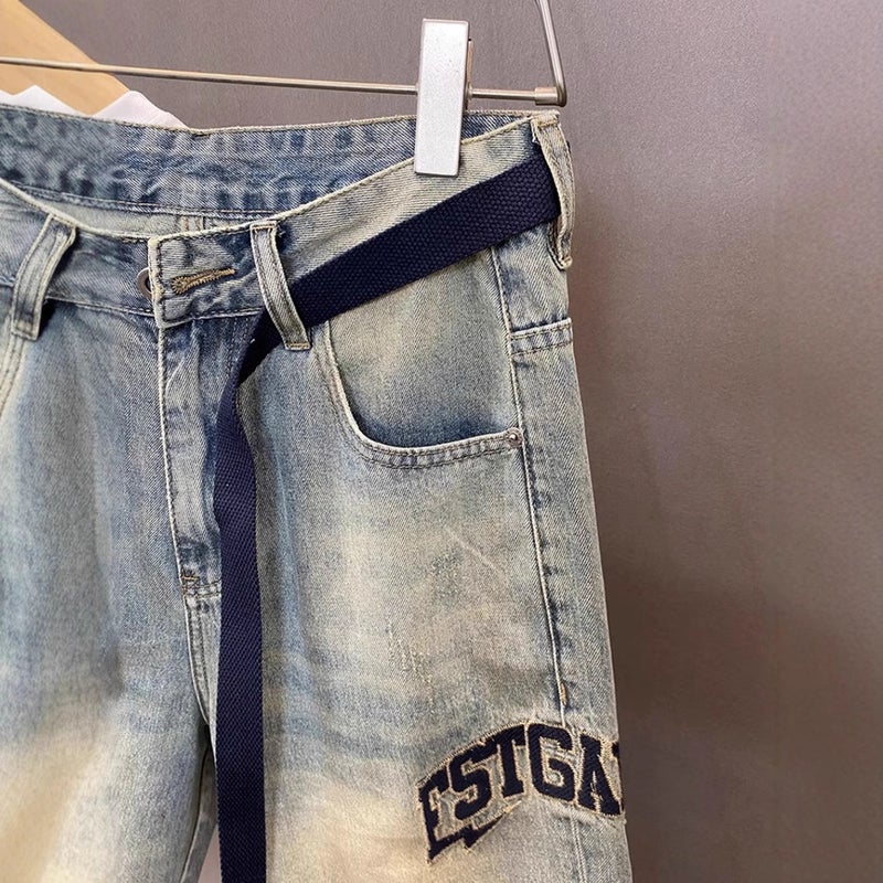 Unisex Casual Daily Denim Jeans - Image 2