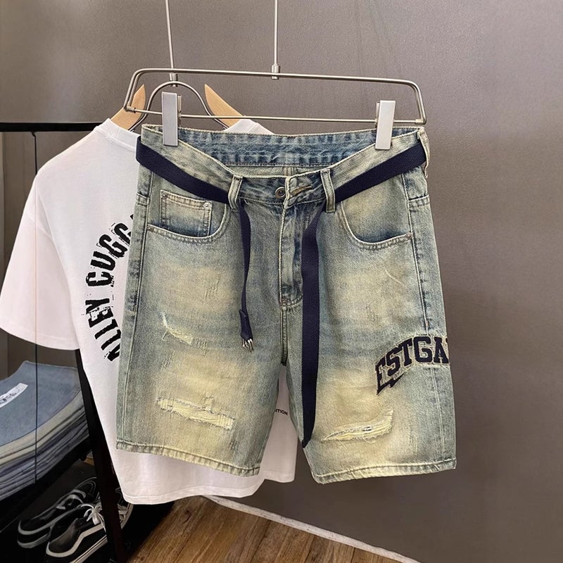 Unisex Casual Daily Denim Jeans - Image 1