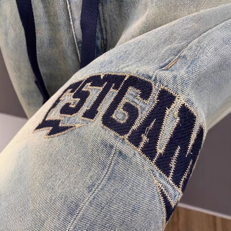 Unisex Casual Daily Denim Jeans - Image 4