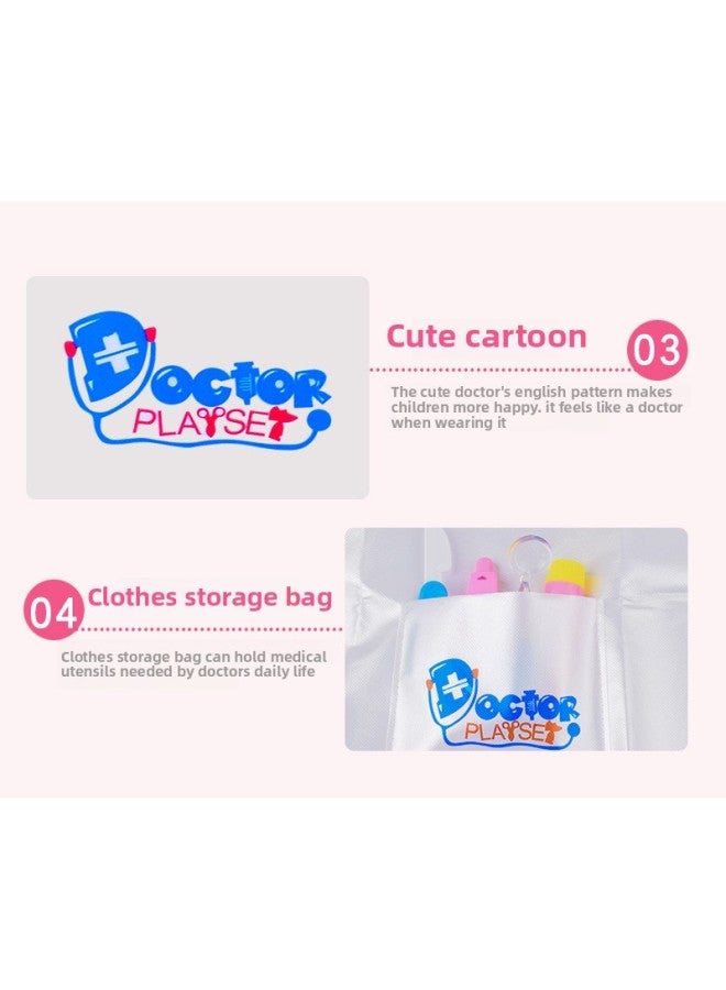 Loquat Children's  Costume Doctor Consumption And Other Professional Role-playing Play House Manufacturers Wholesale-Colour:Vest Navy Blue Police Uniform-45g - Image 4