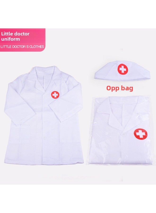 Loquat Children's  Costume Doctor Consumption And Other Professional Role-playing Play House Manufacturers Wholesale-Colour:Vest Navy Blue Police Uniform-45g - Image 3