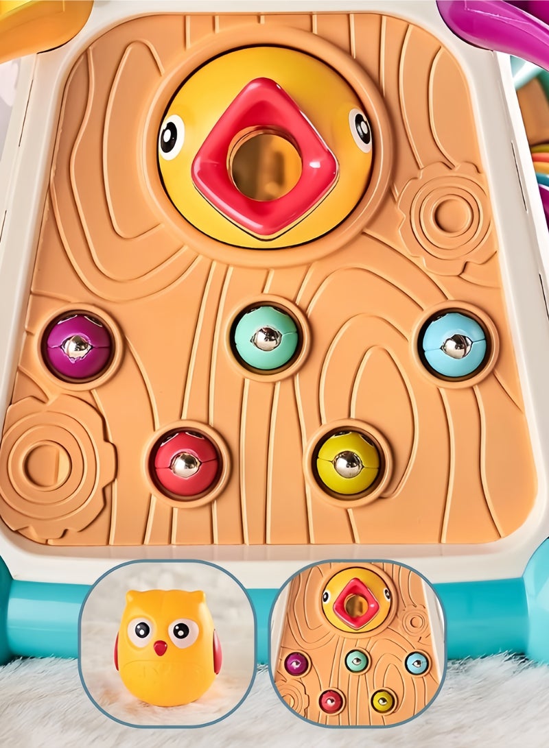 7 in 1 Multifunctional toys,Heptahedron clapping drum Children clapping drums with their hands Multi-functional musical toys Educational toys Color cognition Early childhood toys for children Birthday gifts  - Image 4