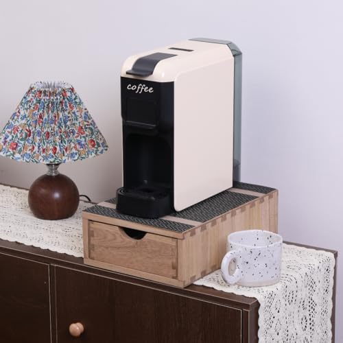 DDYURI Drawer Holder for Coffee Brew - Kitchen Machine Accessories Stand Shelf Countertop - Serve Coffee Station and Pod Capsules Storage Organizer for Home Decor Office Storage Solution CF1D1C-Light - Image 2