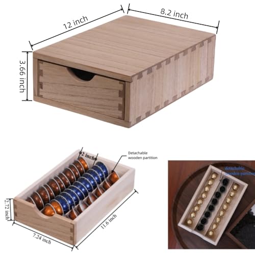 DDYURI Drawer Holder for Coffee Brew - Kitchen Machine Accessories Stand Shelf Countertop - Serve Coffee Station and Pod Capsules Storage Organizer for Home Decor Office Storage Solution CF1D1C-Light - Image 5