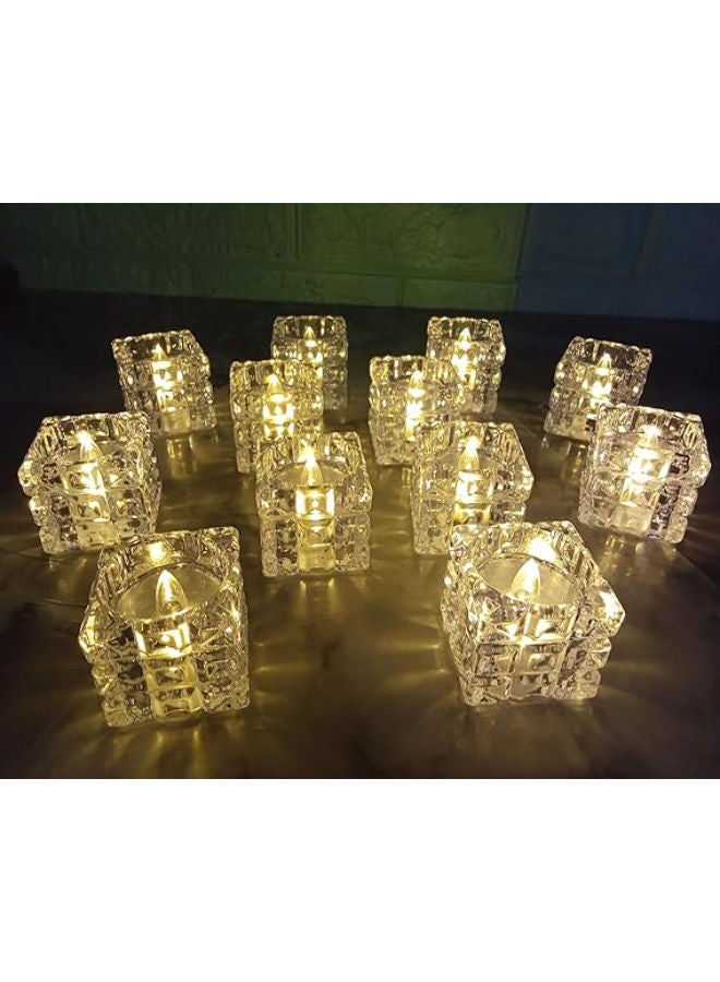 Flameless & Smokeless Battery-Operated LED Candle (Pack of 6) - Image 1