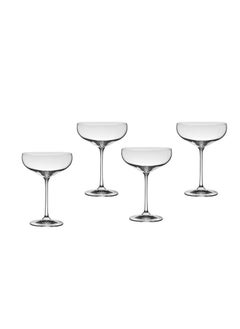 Crystalex Crystalex Coupette Cocktail  Glass Specials 290ml, Crystalline (Pack of 4) 