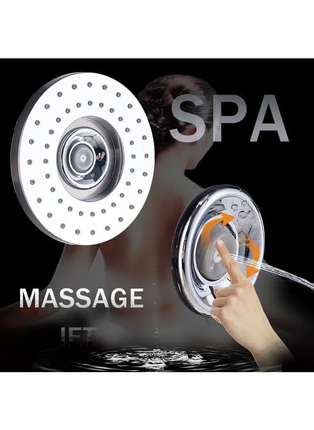 ZEECRY ZeeCry Thermostat Shower Panel Matte Black Edition 5in1 System with 8 Body Massage Spray Handheld Shower WallMounted Digital Display Temperature Shower Panel Stainless Steel 304 Luxury Black  - Image 5