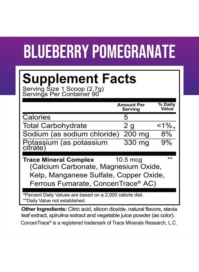 Dr. Price's Vitamins - Electrolytes Powder No Sugar - Electrolyte Mix - Hydration Drink - Keto Electrolytes - Fasting Electrolytes - Water Enhancer, No Tablets, Non-GMO, Sports Drink - 90 Servings Blueberry-Pomegranate - Image 1