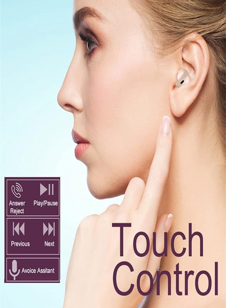 Invisible Sleeping Earplugs, Wireless Small Bluetooth Sleeping Headphones, Comfortable and Soundproof, The World's Smallest Invisible Earplugs, Suitable for Side Sleepers Sleeping In-ear Wireless Ea - Image 4