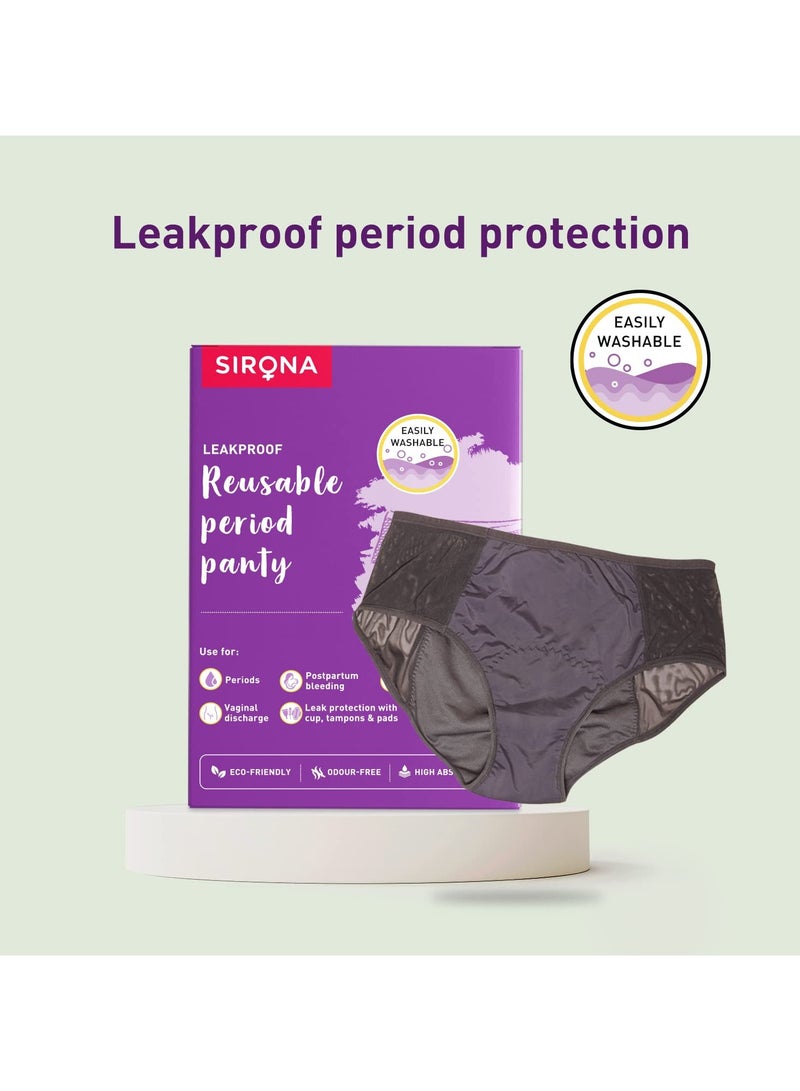 Sirona Reusable Period Panties for Women – XXL Size | Leak Proof Protection for Periods | For Postpartum Bleeding, Urinary Incontinence & Vaginal Discharge - Image 2