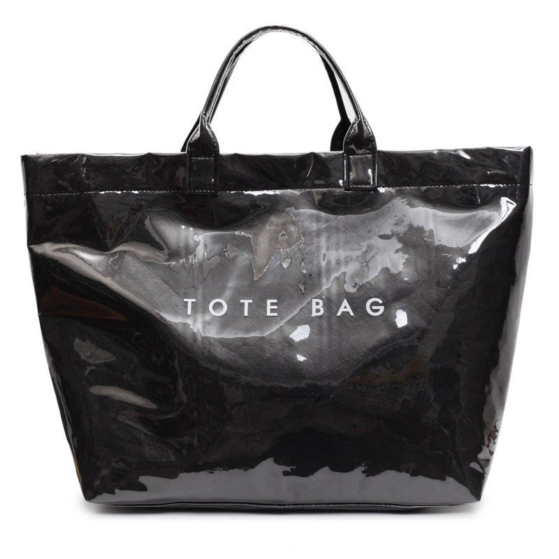 Fashion Vintage Tote Bag Women'S Commuting Large Capacity Texturous Portable Bucket Bag Shopping Bag - Image 1