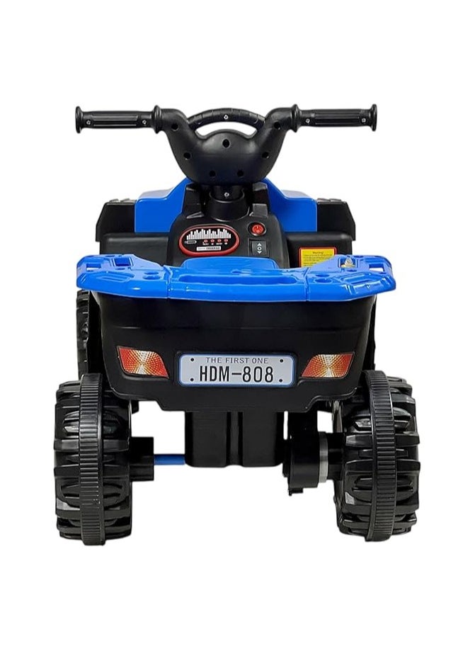 AL BADER Kids Ride On Toy, Ride On 4 Wheel Motorcycle, Electric Bike with 6V Battery Operated Big motor, Off-Road Drive Vehicle Gift for Toddlers, Kids Power Riding Quad Bike For 2-6 Yers  - Image 5