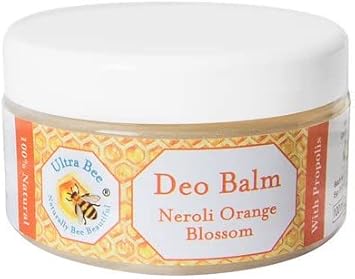 Ultra Bee Naturally Bee Beautiful 100 Natural Deodorant Balmodour eliminator Balm with Neroli Orange Blossom 100ml
