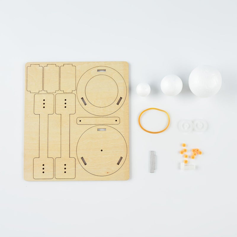 طقم نموذج شمسي وأرضي وثلاثة أجسام تعليمي لعلم الفلك للمبتدئين - Image 4