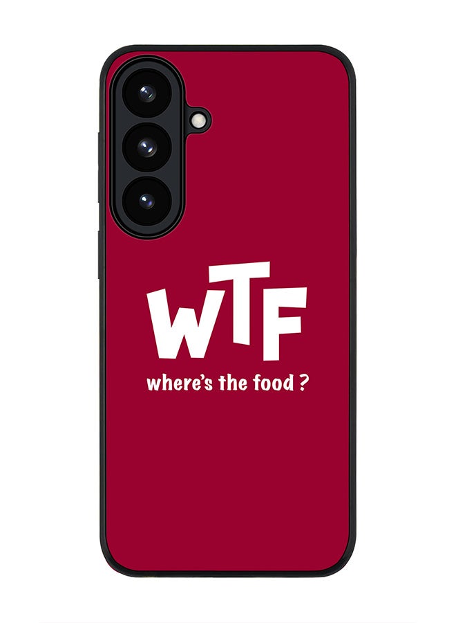 For Samsung Galaxy S26 Plus Case,Slim fit Camera Protection, Shockproof Thin Phone cover  - Where's the food?