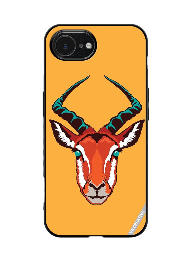 Protective Case Cover For Apple iPhone 16e Arabian Oryx Design Multicolour